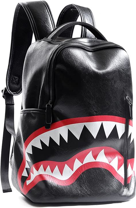 bape backpack leather